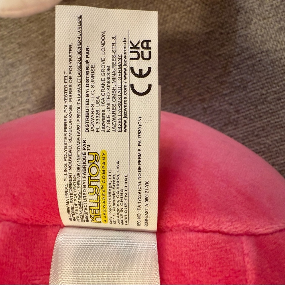Squishmallow Sanrio Hello Kitty Pink 8" Kellytoy RARE NWT AUTHENTIC - Picture 8 of 9